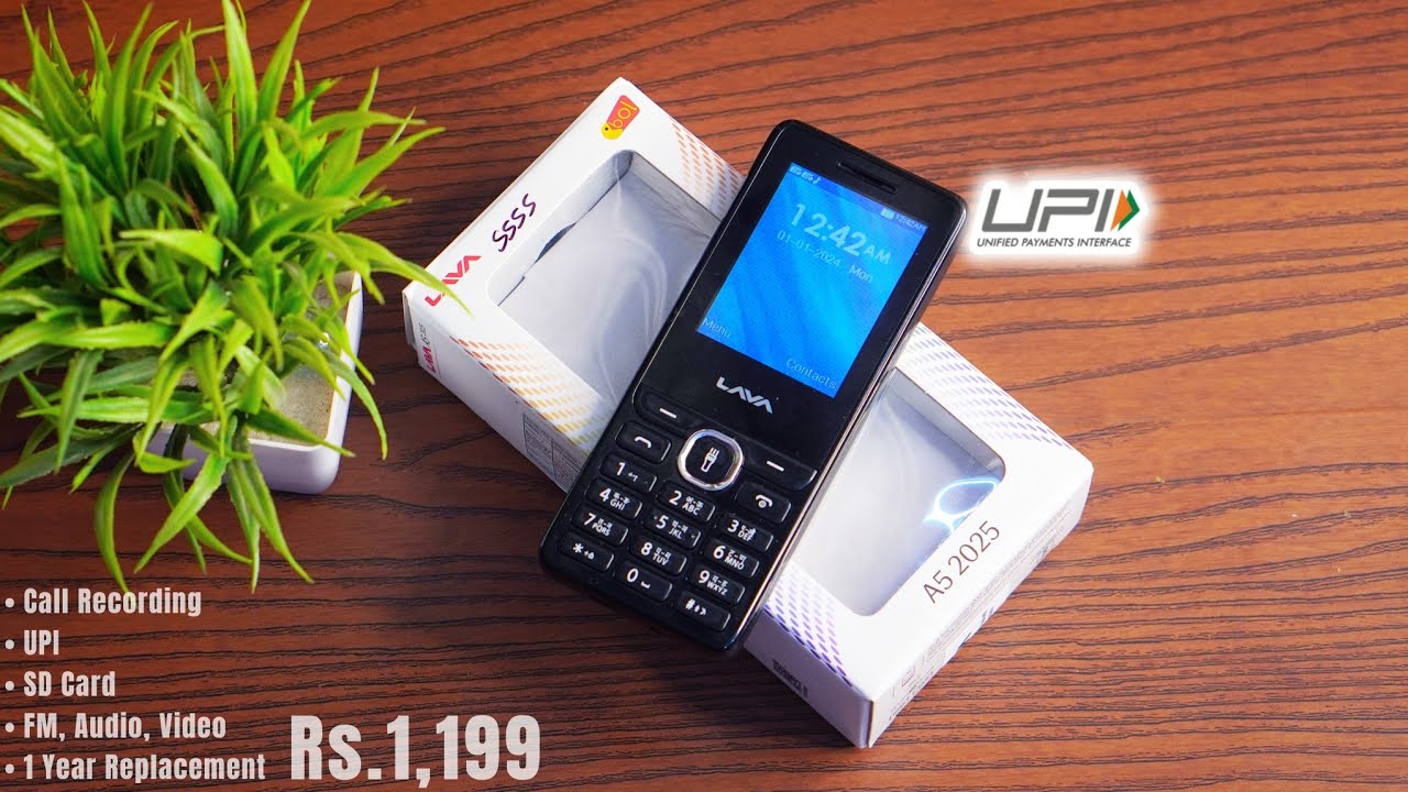 Lava A5 2025 UPI | Rs.1,199 | Lava A5 Keypad Mobile 2025 | Hindi