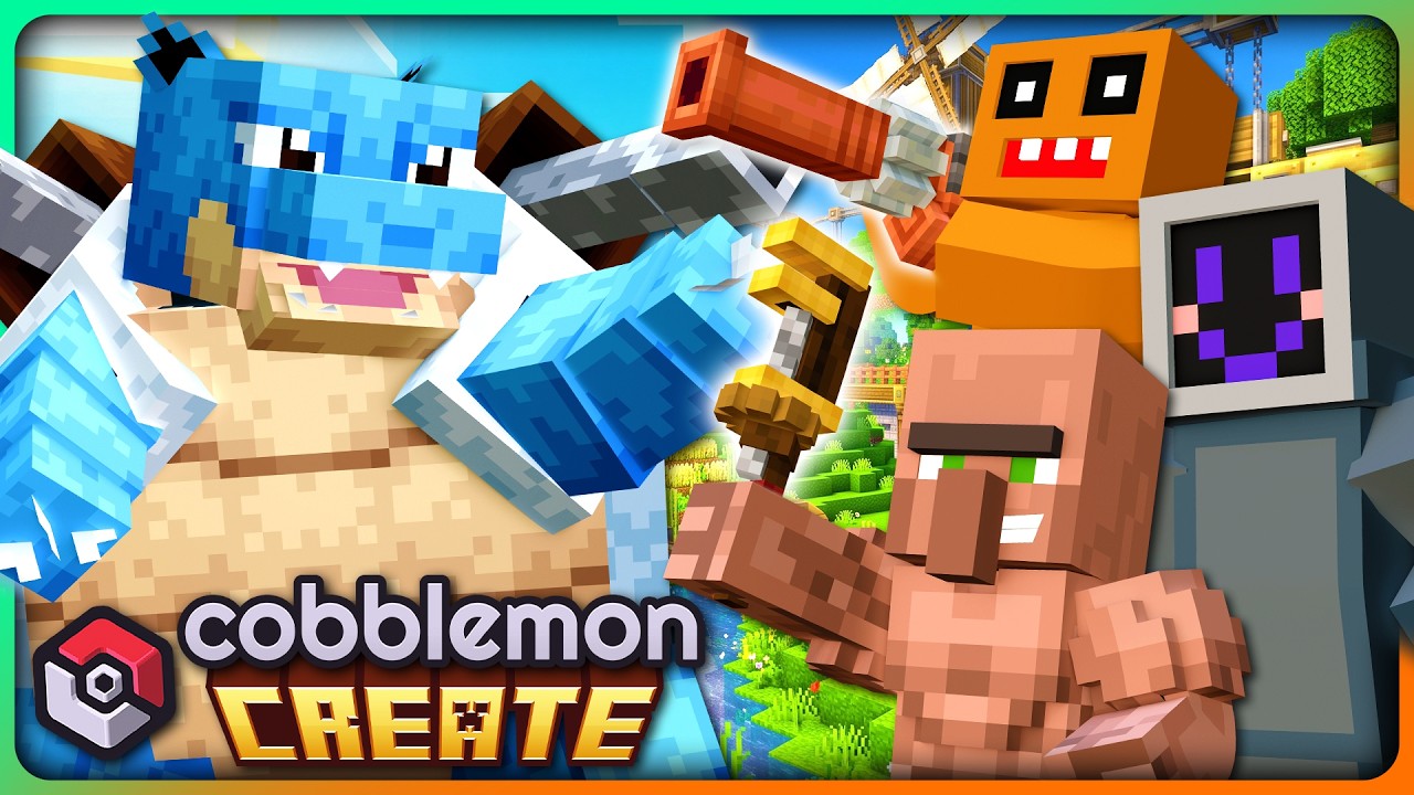 We Began Our ALL-NEW Adventure in COBBLEMON: CREATE!