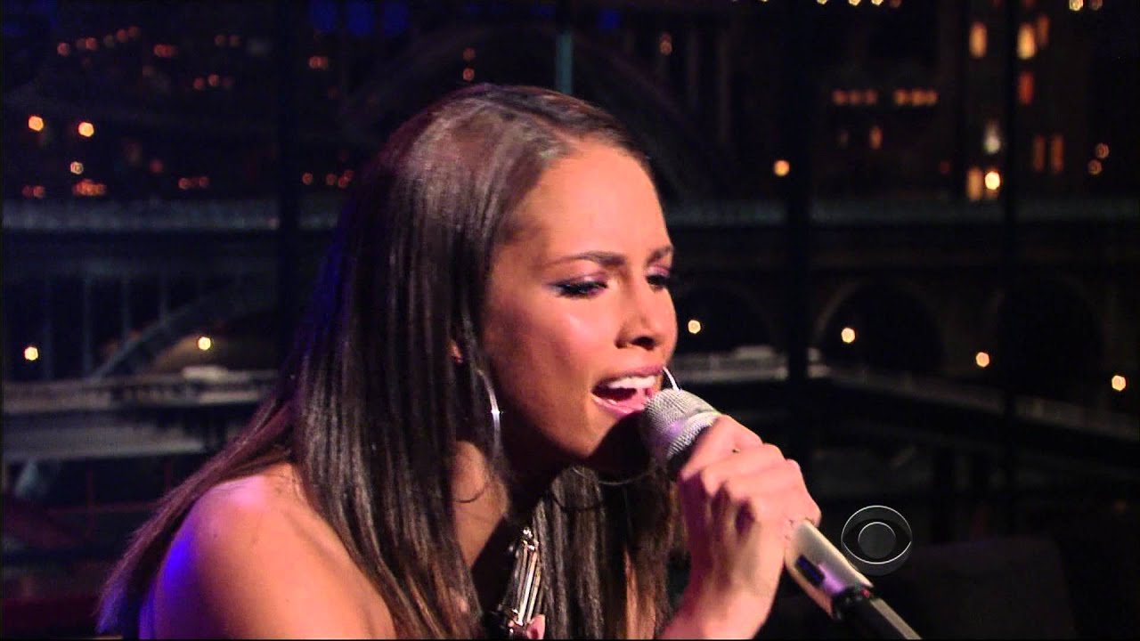 Alicia Keys - Try Sleeping With A Broken Heart - Late Show With David Letterman