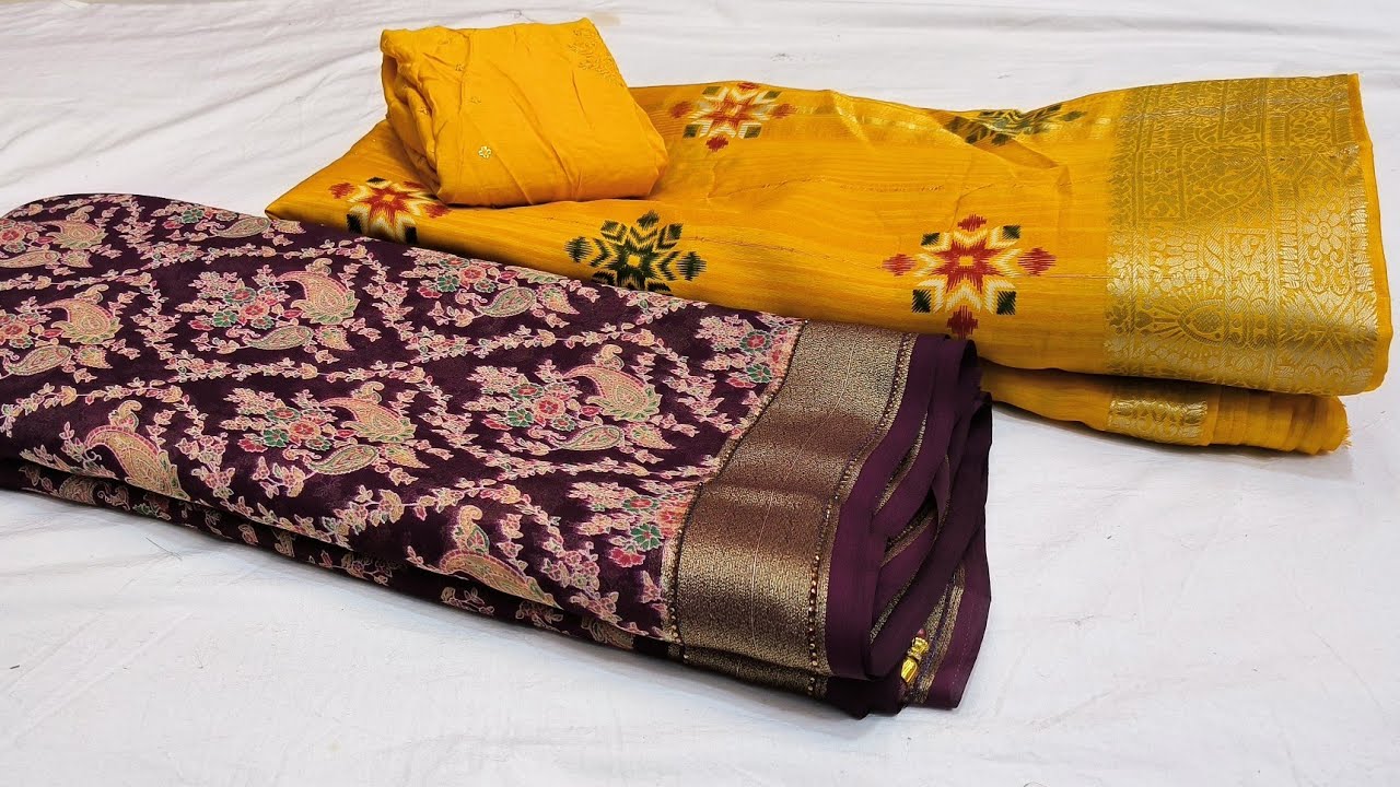 Moss Georgette sarees|Batik Print Saree|Organza saree#Newfancysaree #Online sadi