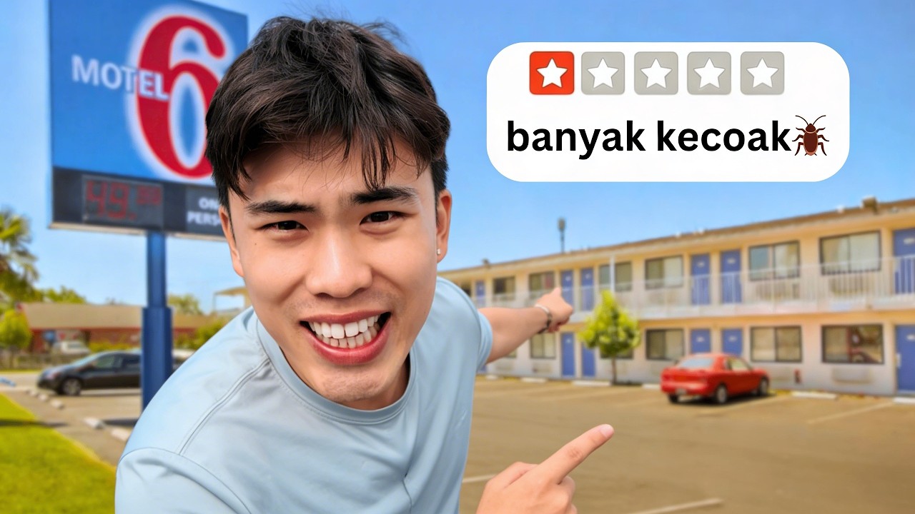 Eksperimen Nginep di Motel Murah Amerika! (Habis Berapa Duit?!)
