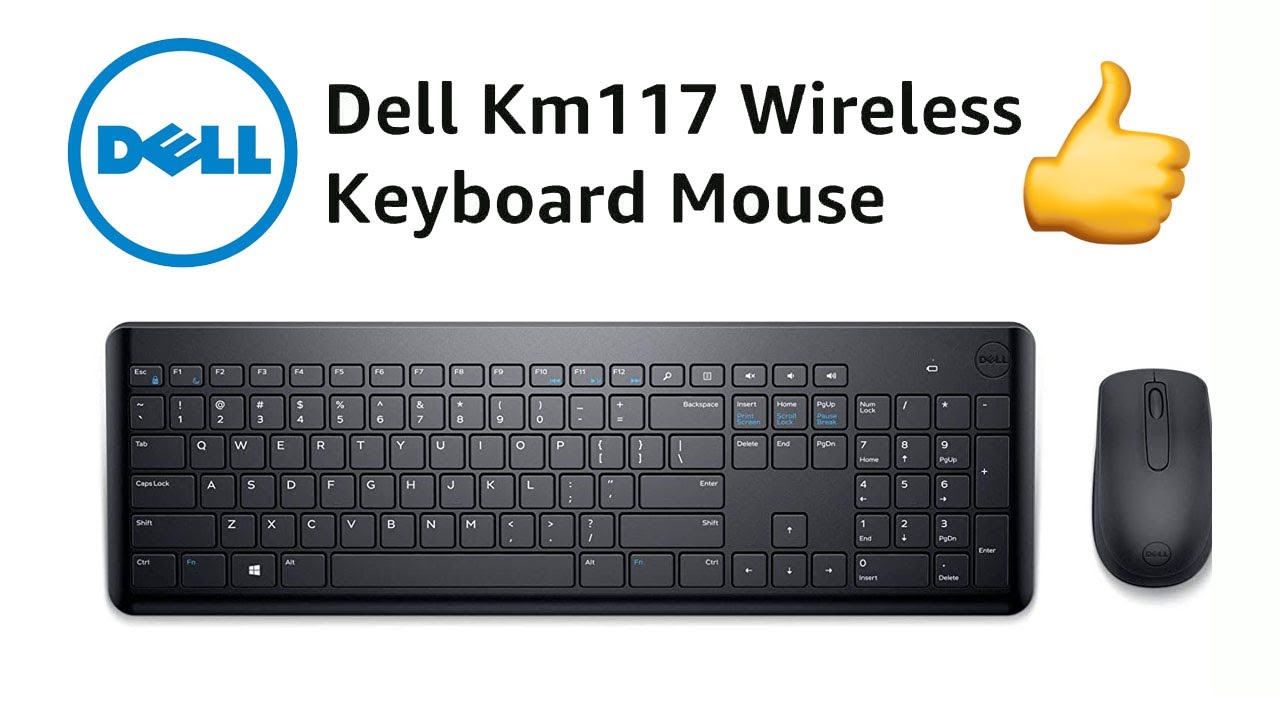 DELL Km117 Wireless Keyboard & Mouse - Pisos World.
