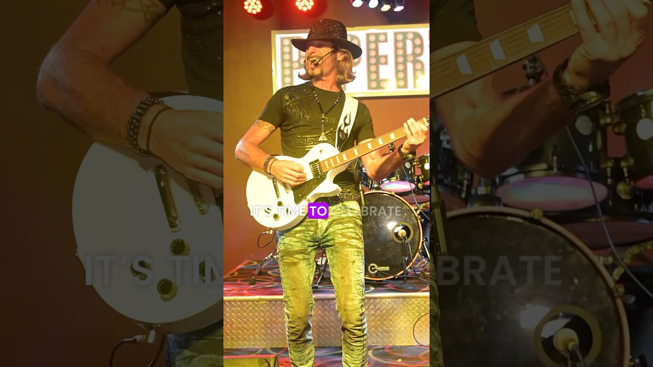 Performing &ldquo;Celebrate&rdquo; which drops September 15 at 5:55 AM 🎉🎸🥂 #A1EXO #EDMRock #Guitar #Rock #EDM