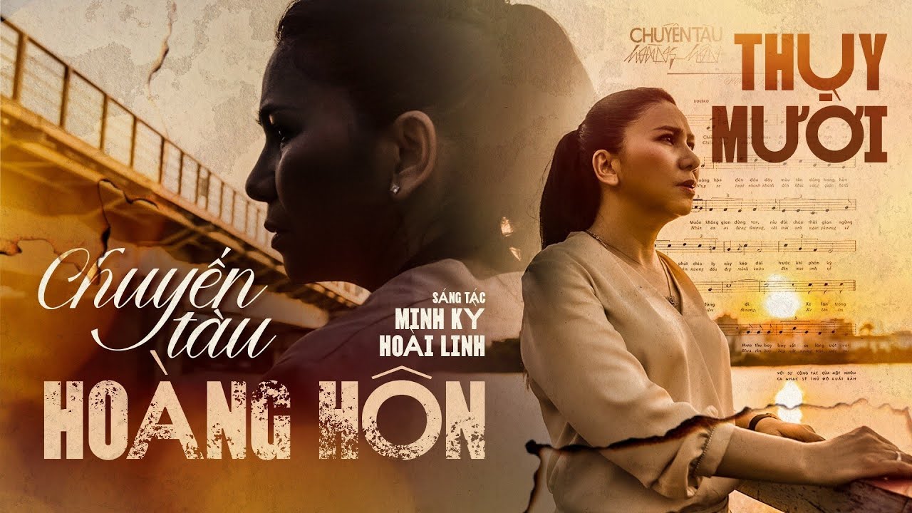 CHUYẾN TÀU HOÀNG HÔN (MV Official) - Nghệ sĩ Thụy Mười || Chiều nao tiễn nhau đi khi bóng ngả xế tàn
