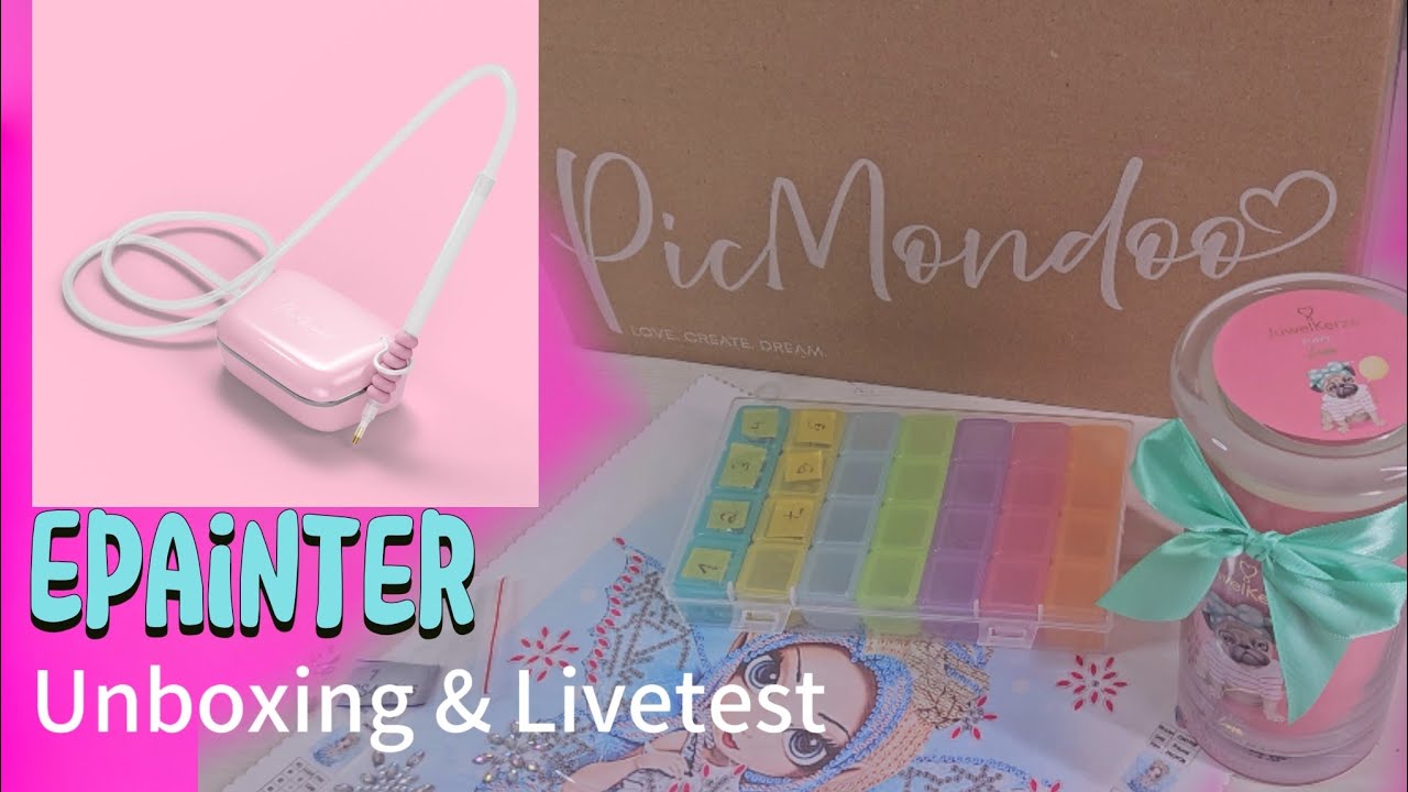 Diamondpainting / Wir testen den Epainter von Picmondoo !!! 😱