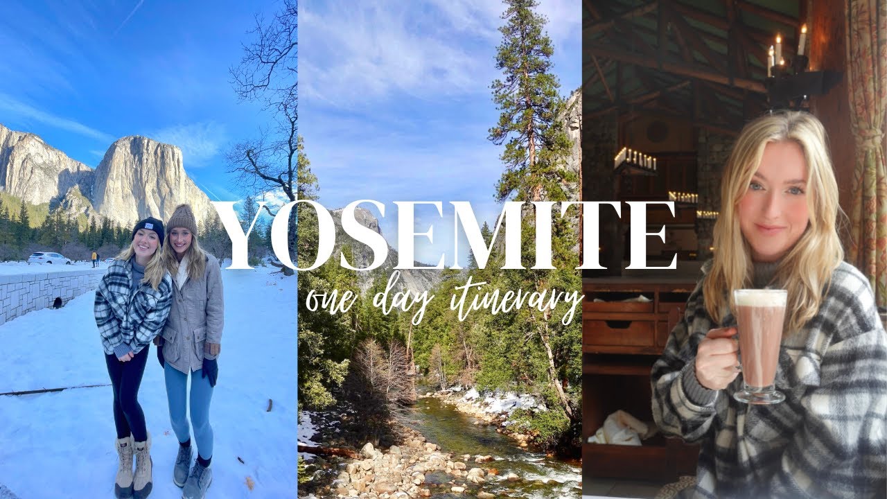 YOSEMITE NATIONAL PARK Travel Vlog (1 day itinerary)