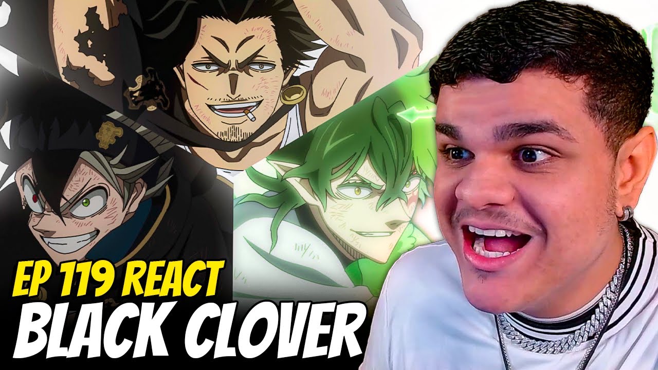 YAMI, ASTA E YUNO VS DEMÔNIO!! ASSISTINDO BLACK CLOVER PELA PRIMEIRA VEZ EP 119 REACT