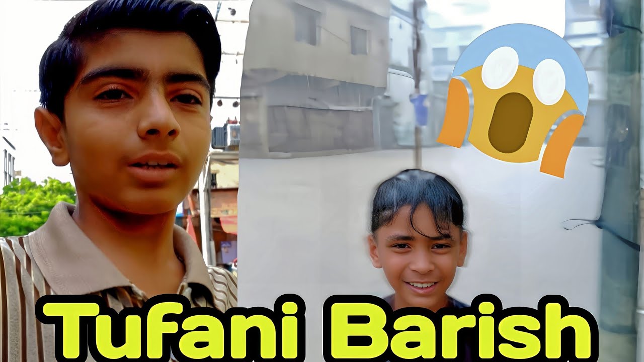 New Karachi mein tufani Barish 🌨️ | Andhera ho Gaya 🫢 Atif Raza world 