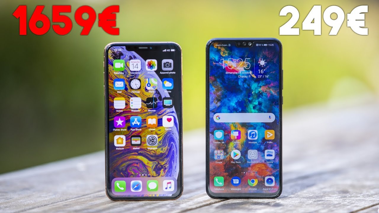 iPhone xs max vs Honor 8x