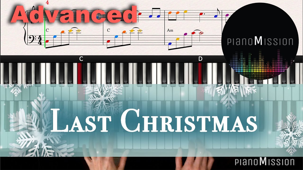 [Real Piano Tutorial]🎄LAST CHRISTMAS🎄a Christmas song with Follow-Up Tutorial