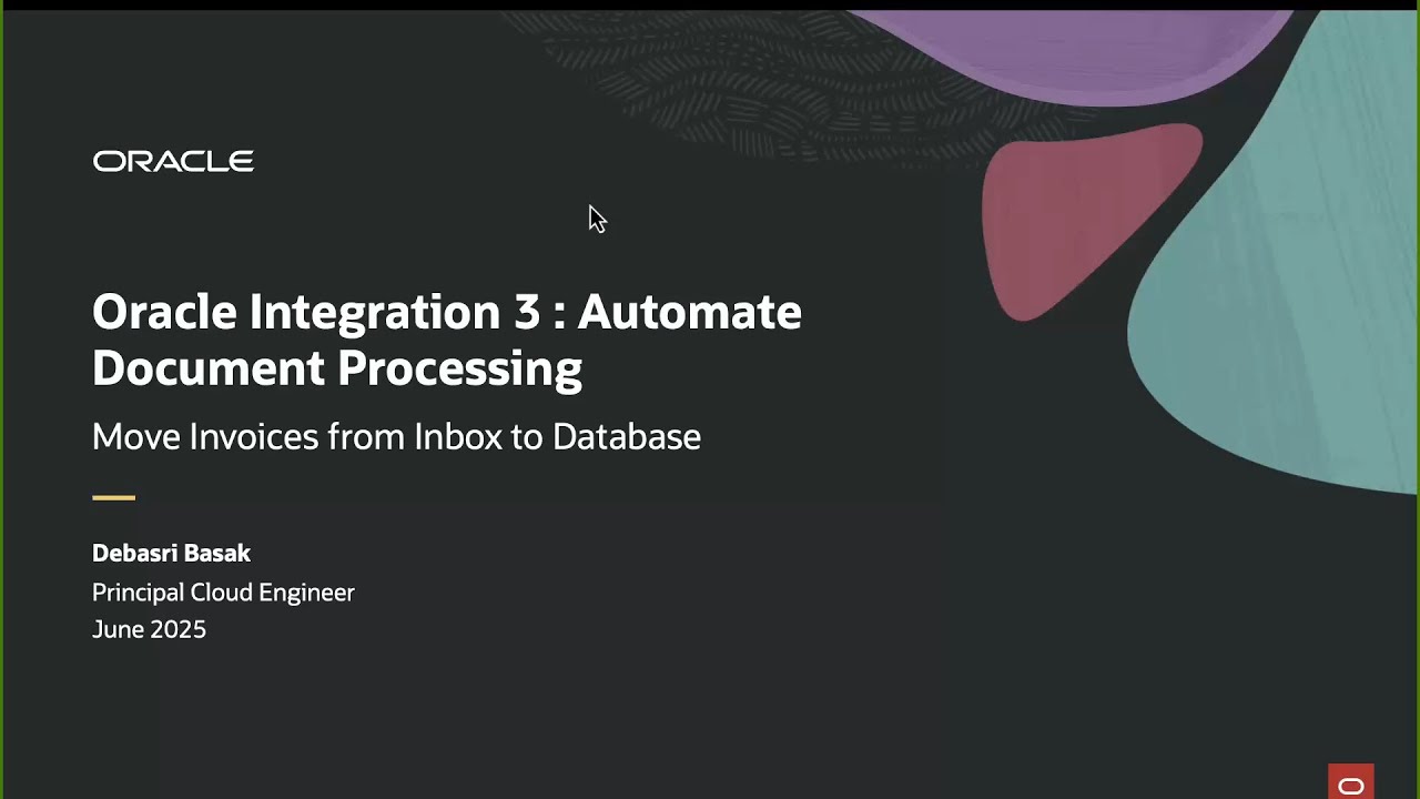 Automate Document Processing in OIC3: Move an Invoice from a Inbox into a 23ai Database