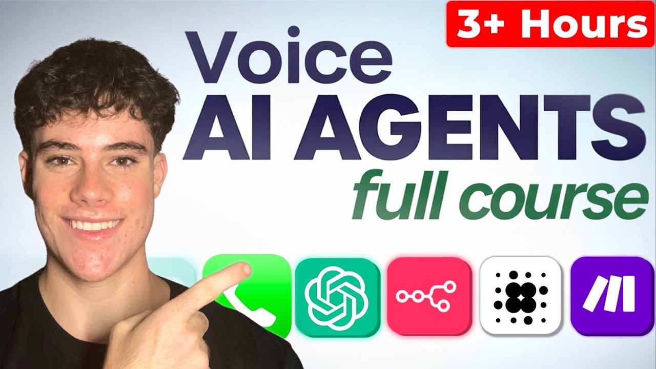 AI Voice Agents Full Course: Beginner to Pro in 3 Hours (2026)