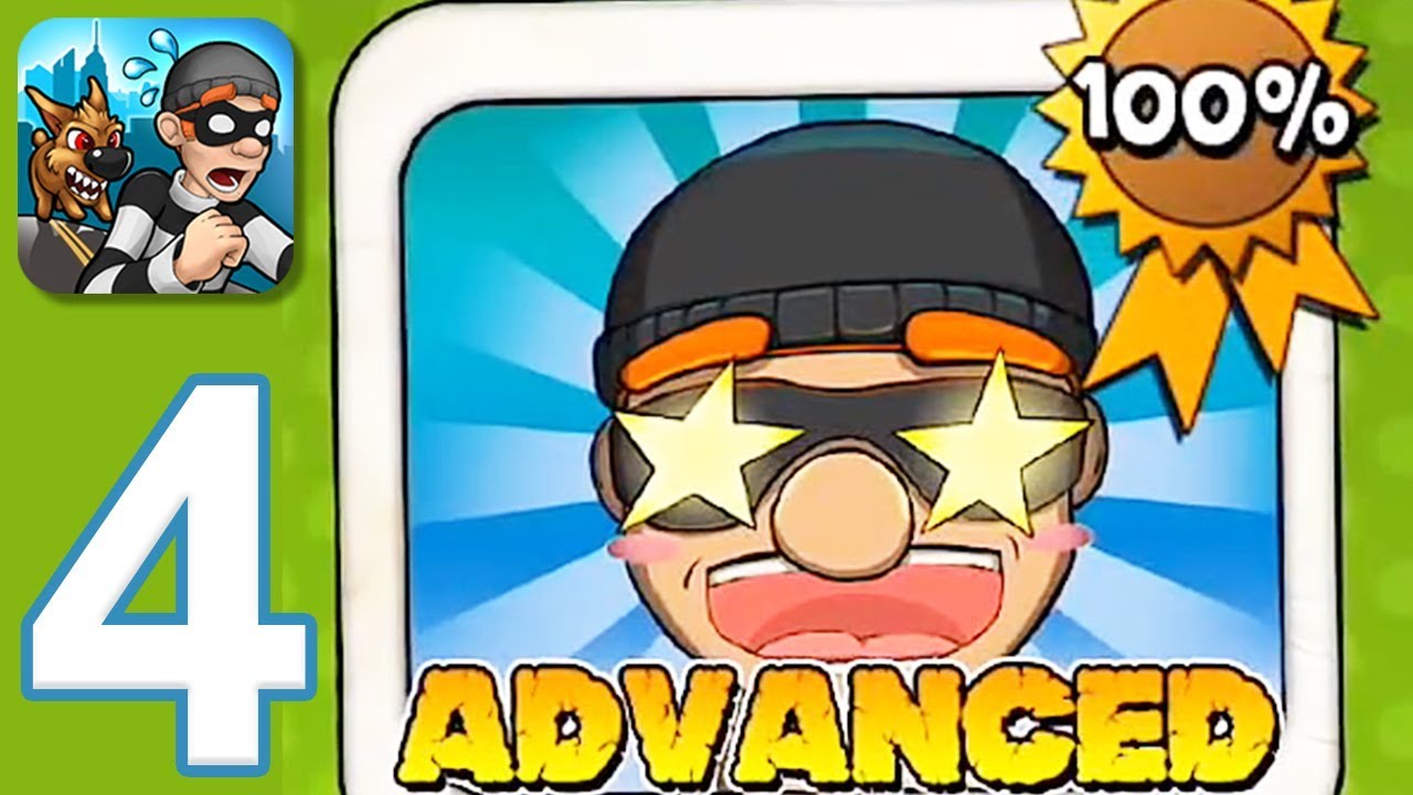 Robbery Bob - Gameplay Walkthrough Part 4 - Chapter 4: Advanced (iOS, Android)