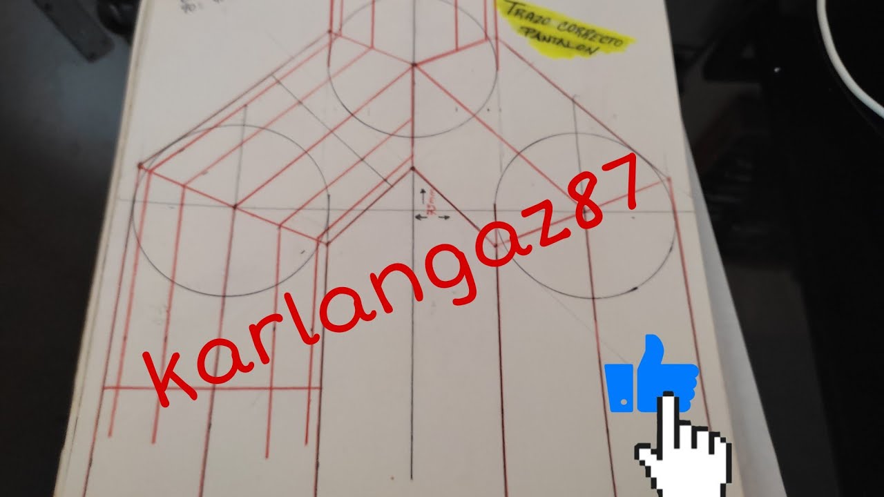 trazo correcto de PANTALON EN TUBERIA