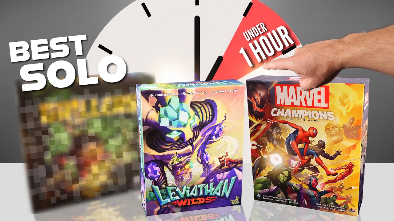 My Top 10 Solo Board Games Under 1 Hour, Ranked