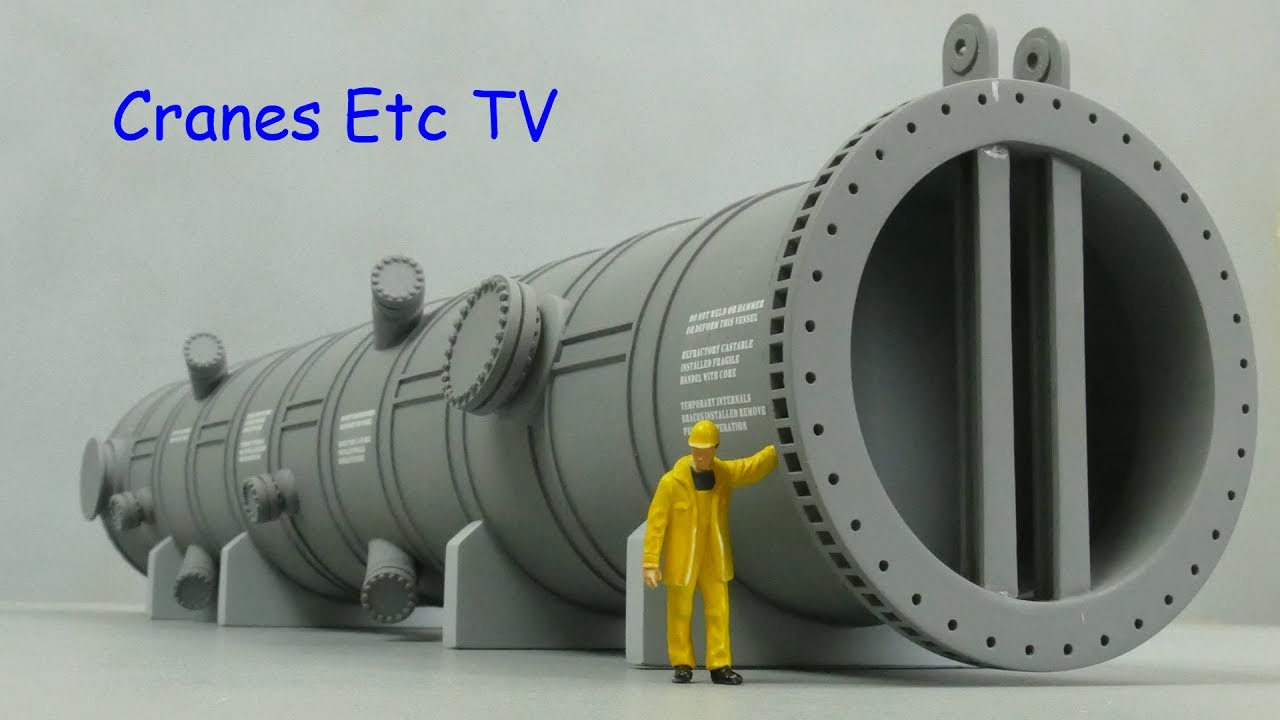 YCC 250 ton Coke Drum by Cranes Etc TV