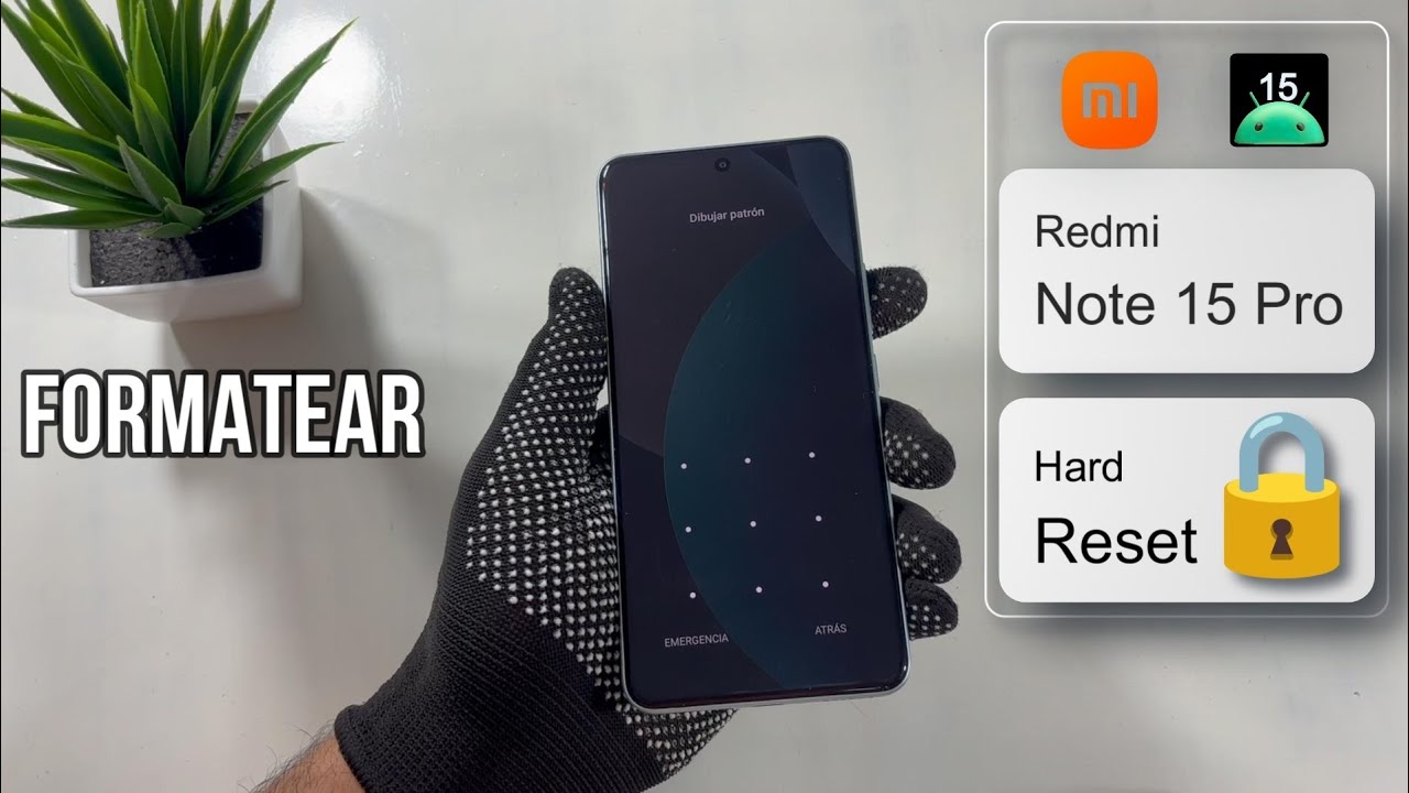 Formatear Redmi Note 15 Pro | Hard Reset