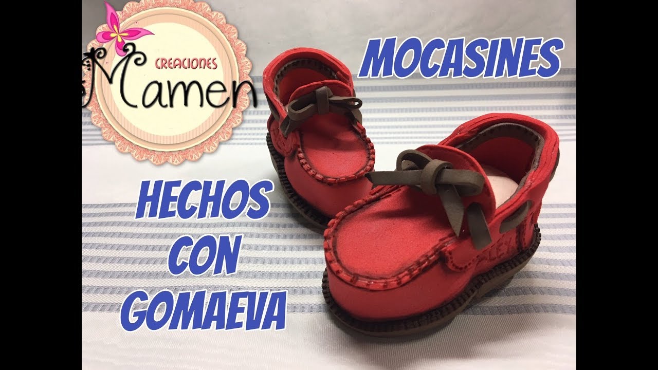 Como hacer unos mocasines de gomaeva Creaciones Mamem