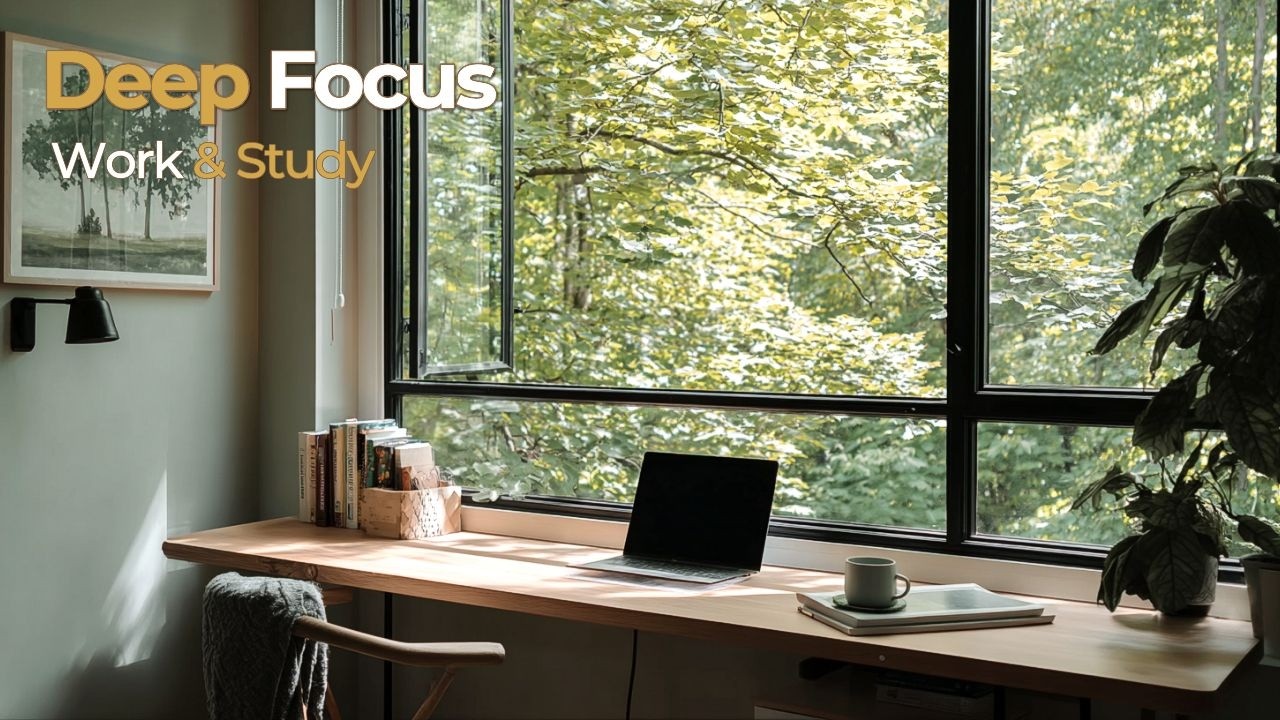 Deep Focus Lofi Ambient ☕ Calm Music for Work, Study & Reading