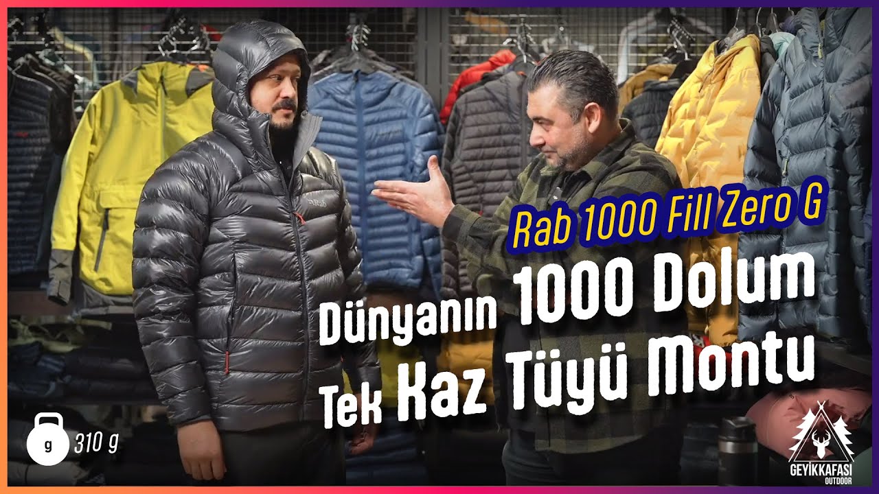 Rab Zero G 1000 Fill Kaz Tüyü Mont, Dünyanın En İyi Kaz Tüyü Montu