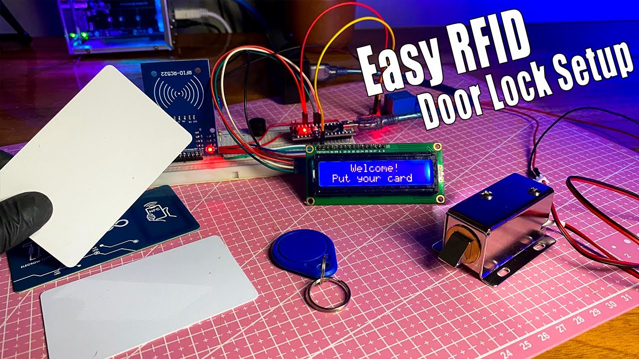 Make Your Own RFID Door Lock System with Arduino Nano &ndash; Complete Project! #rfid #door