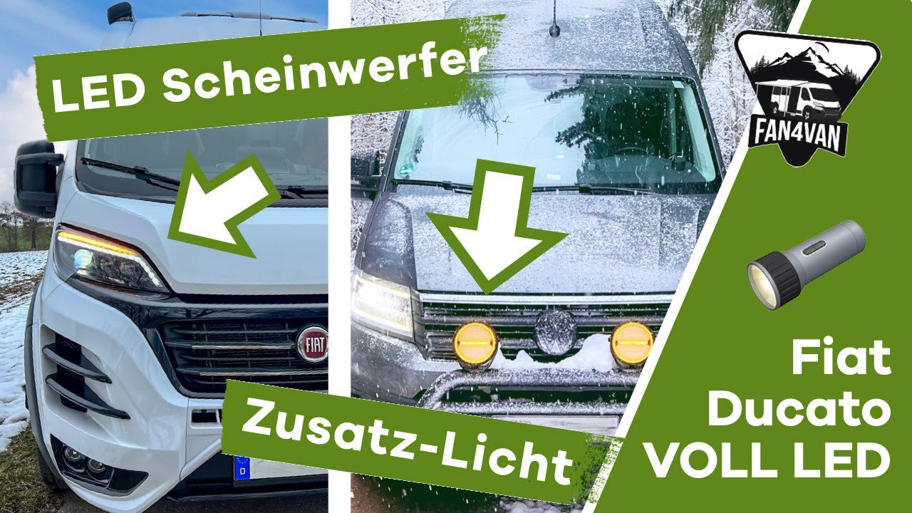 Wohnmobil LED Scheinwerfer umrüsten - alter Ducato mit VOLL LED?