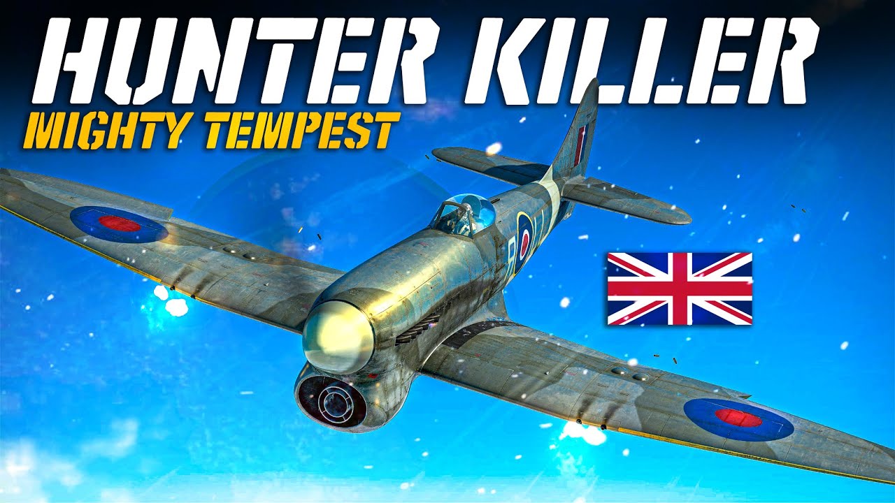 Даже Ме-262, могучий Hawker Tempest, которого боятся | Один из лучших самолётов Второй мировой во...