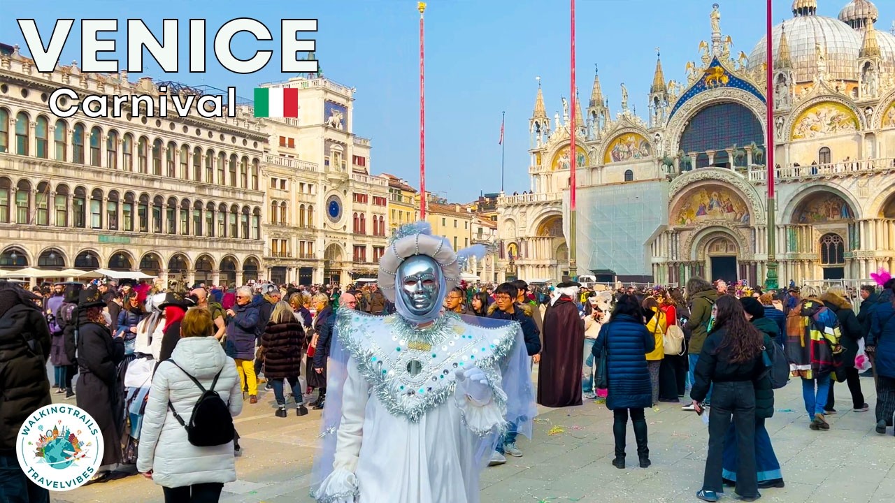 Venice Carnival 🎭, Italy 🇮🇹 | 4K Walking Tour – What Venice Is Like During Carnival