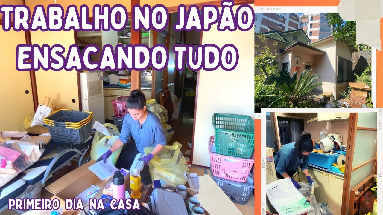 LIMPANDO a casa de 35 reais !  Meu TRABALHO no JAPÃO  é simples assim !  LIXO DO JAPÃO 🇯🇵#limpeza