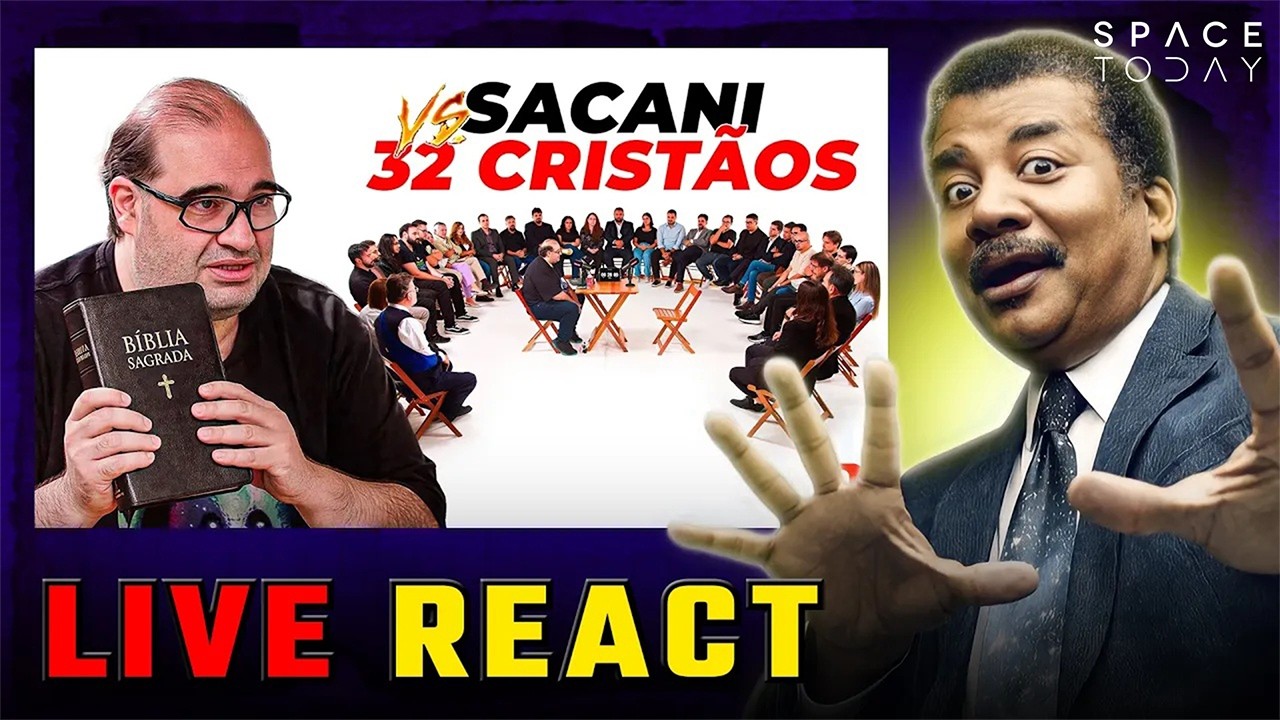 REACT AO VIVO: SACANI VS 32 CRIACIONISTAS NO REDCAST!