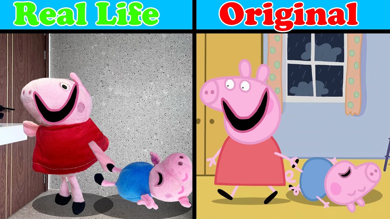 Is it Peppa Pig? - Peppa Pig Original vs Plush Toys | Peppa Pig Animation