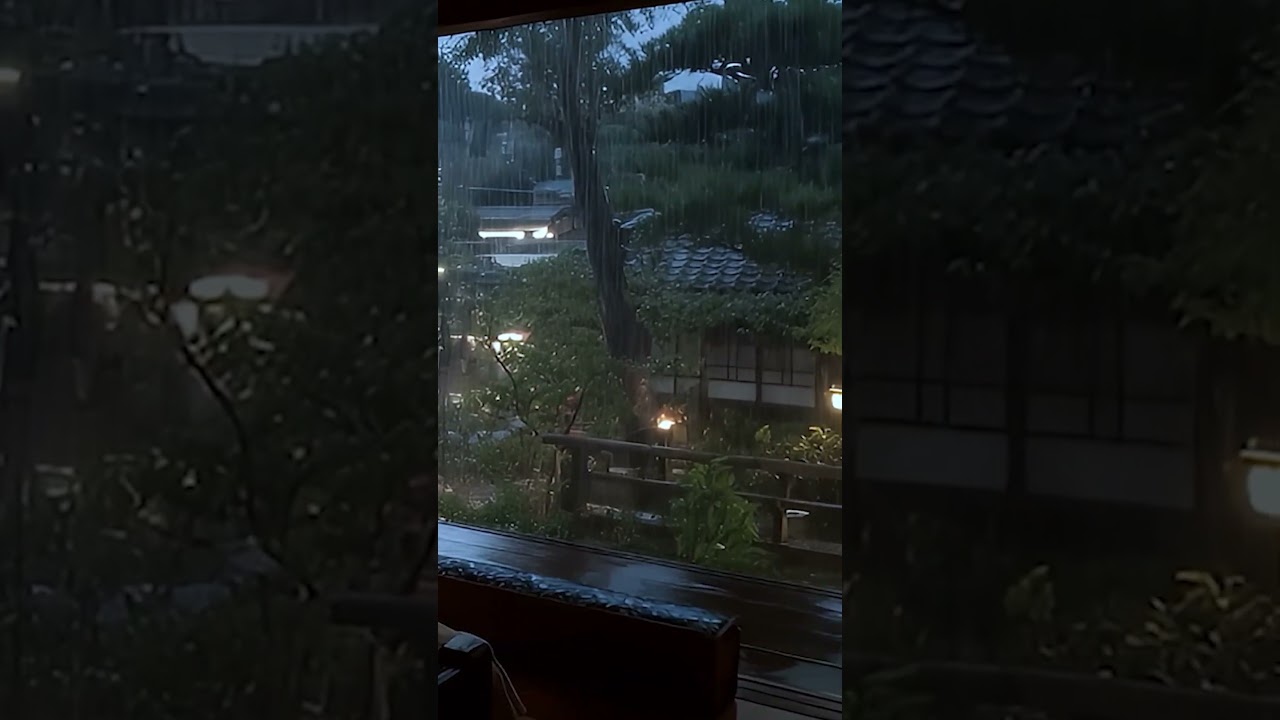 Rain. Rest. Repeat. 🌧️💤🏮 #SleepWithRain #asmrvibes