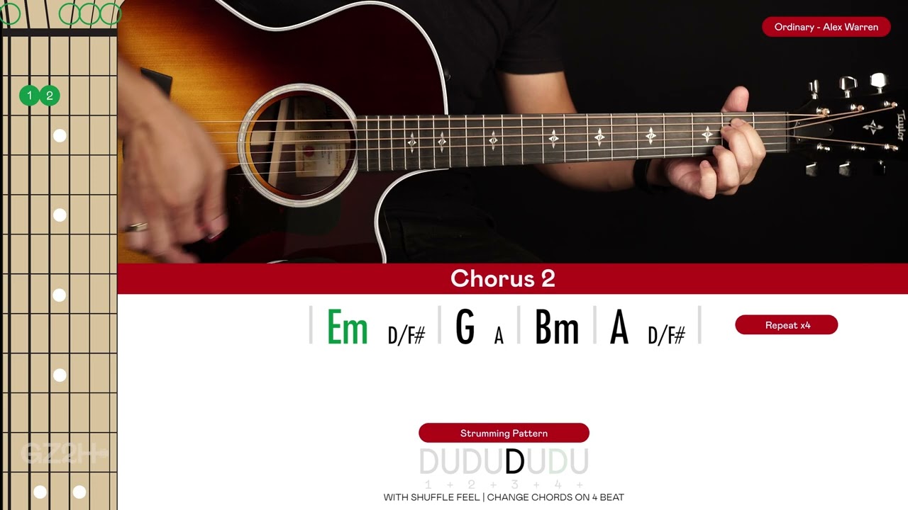 Ordinary Guitar Cover Alex Warren 🎸|Tabs + Chords|