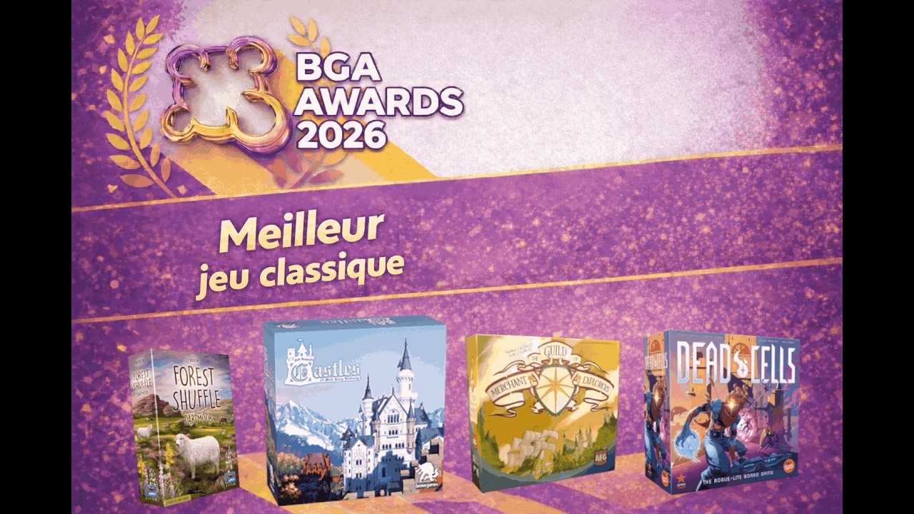 BGA AWARDS 2026 Meilleur jeu classique avec Vainvain et Dolmaur