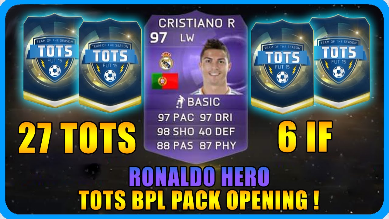 TOTS BPL & RONALDO HERO : 27 TOTS e 6 iF  ! ASSURDO