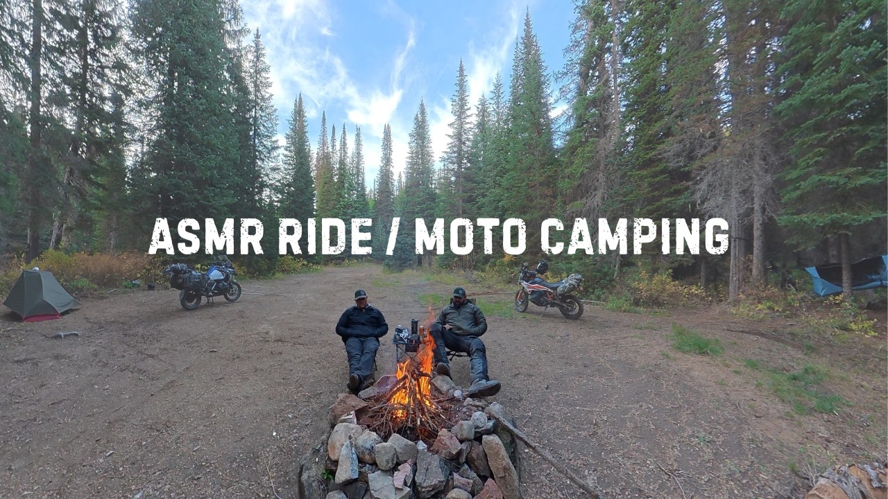 Unwind for 13 Minutes | Moto Camping | ASMR