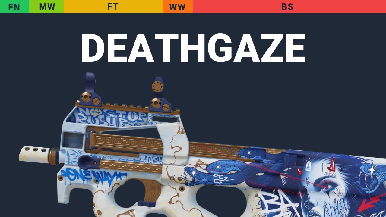 P90 Deathgaze - Skin Float And Wear Preview