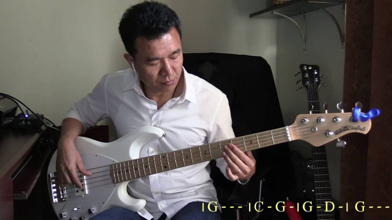Myanmar Gospel Reggae - Bass Cover