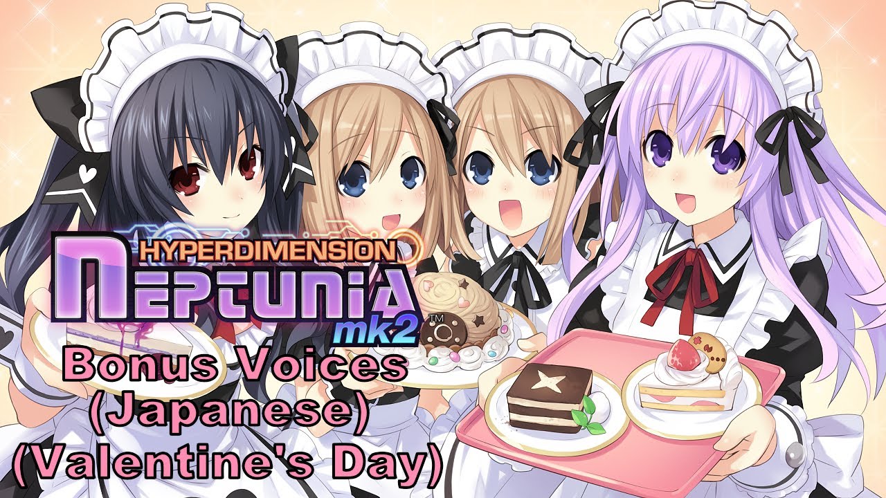 Hyperdimension Neptunia MK2 Valentine's Day (Japanese) Voices Visualized