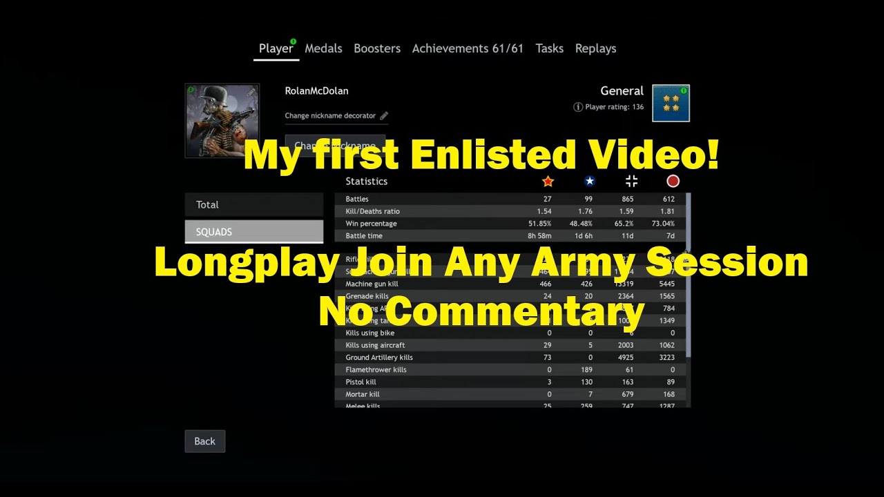 Enlisted Grinding Reinforcement Received: Aviation Daily Long Play No Commentary