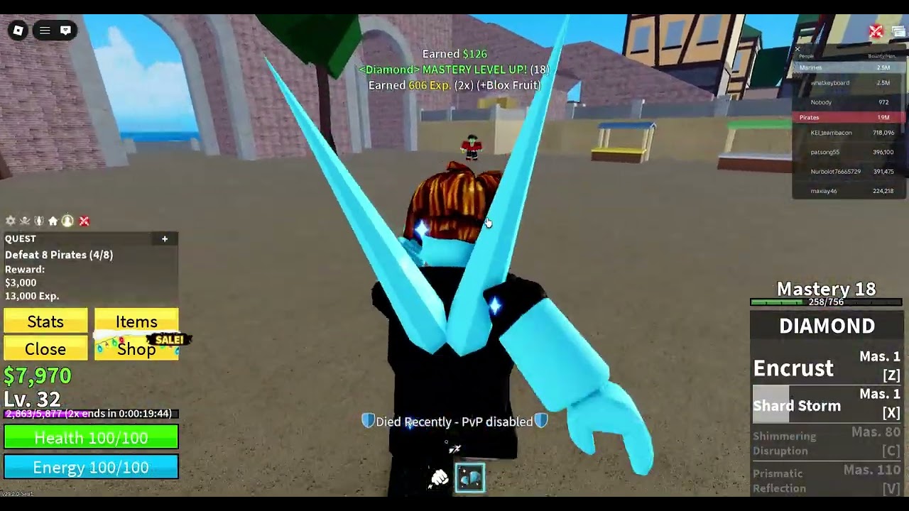 BLOX FRUIT FARMING PART 1