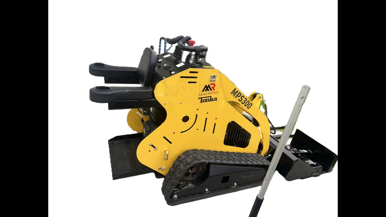 Chinese mini skid steer brush cutter. #MPS300 #automobile #lawncare #brushhog #skidsteerbrushcutter
