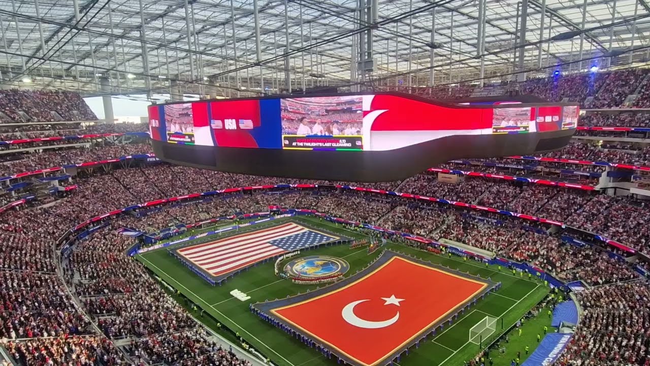 USA National anthem vs Turkiye - Los Angeles SOFI stadium - World Cup 2026