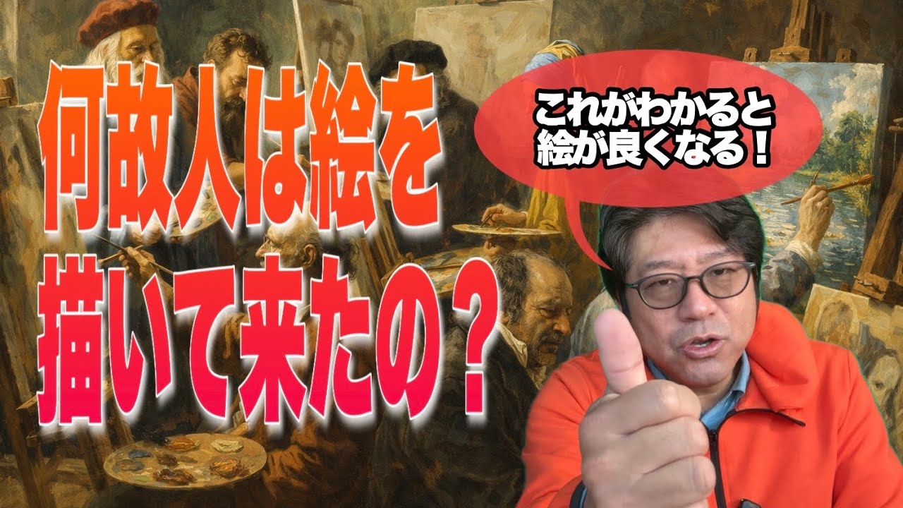 【何故人は絵を描くのか？】これを知るとえがわかる！