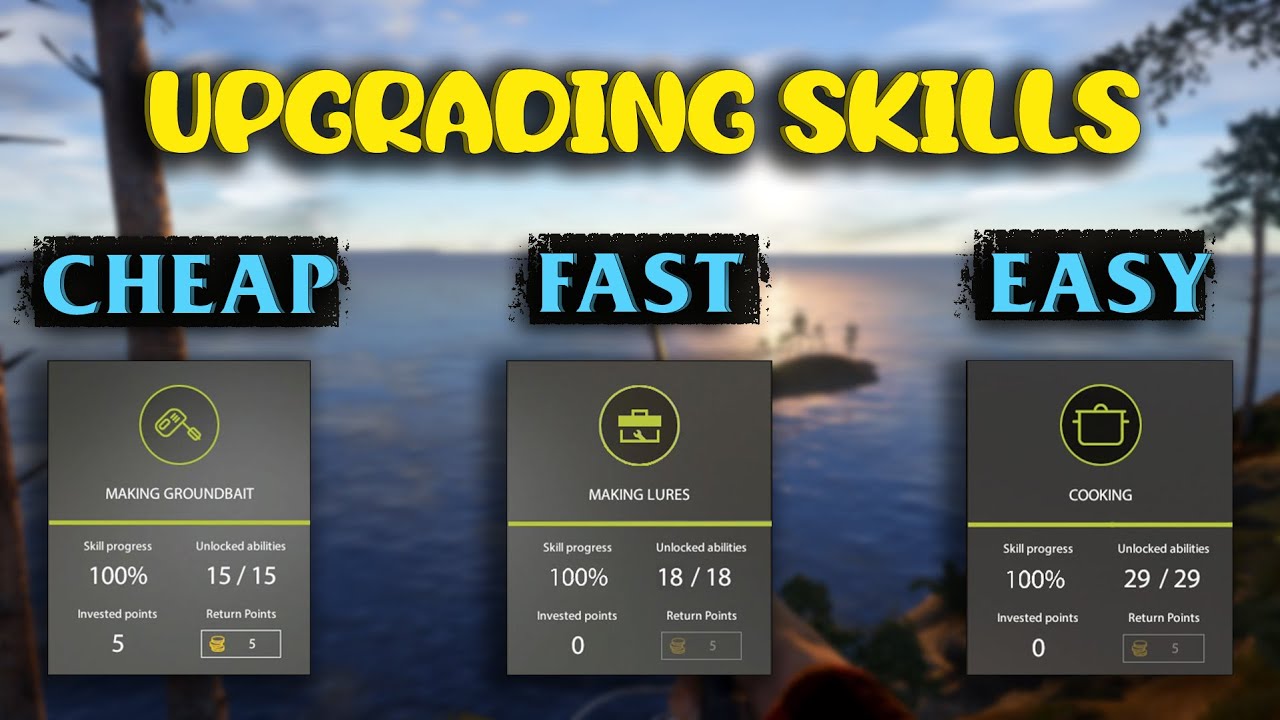 🔥All You Need To Know For Lvl Your Skills To 100% | Leveling Skills Cheap, Fast | Russian fishing 4🔥