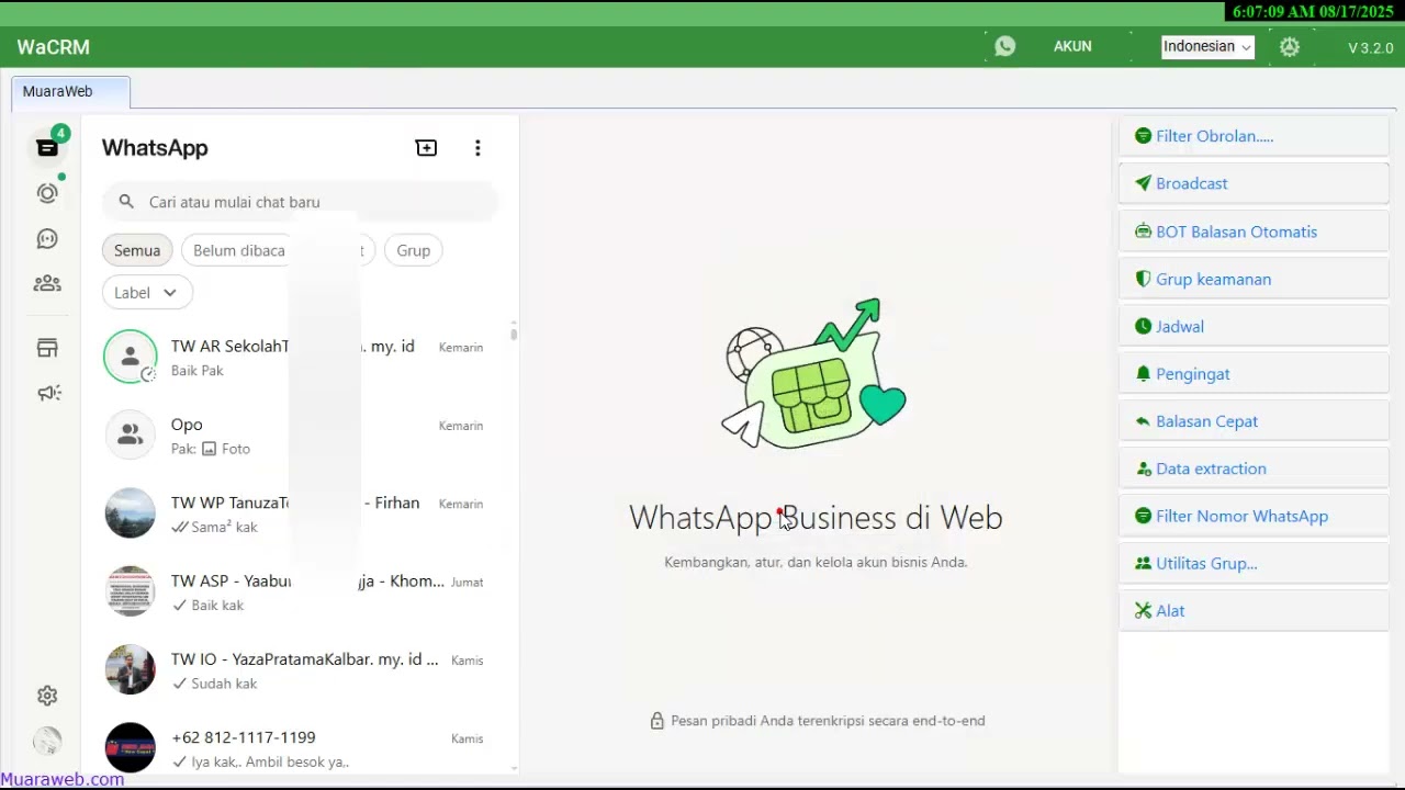 Fitur Broadcast Wa CRM