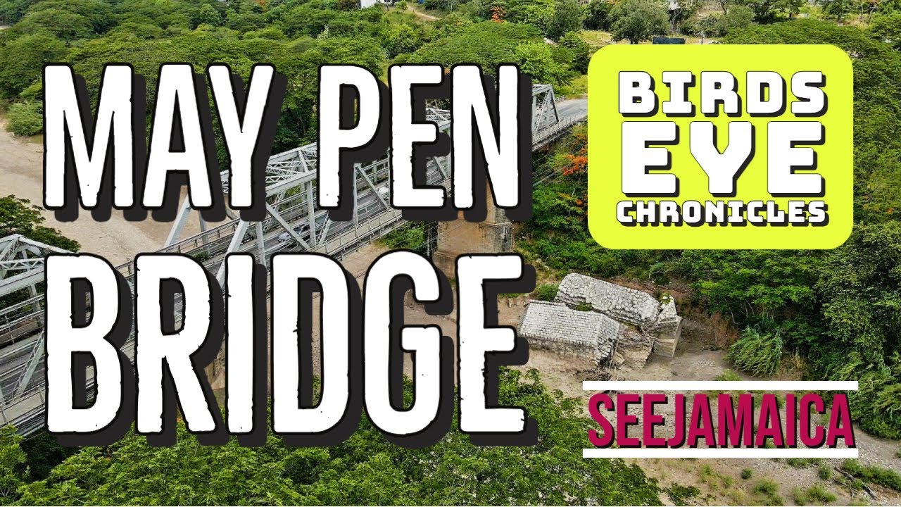 Soaring Above May Pen Bridge: A Captivating Aerial View of Jamaica's Architectural Marvel