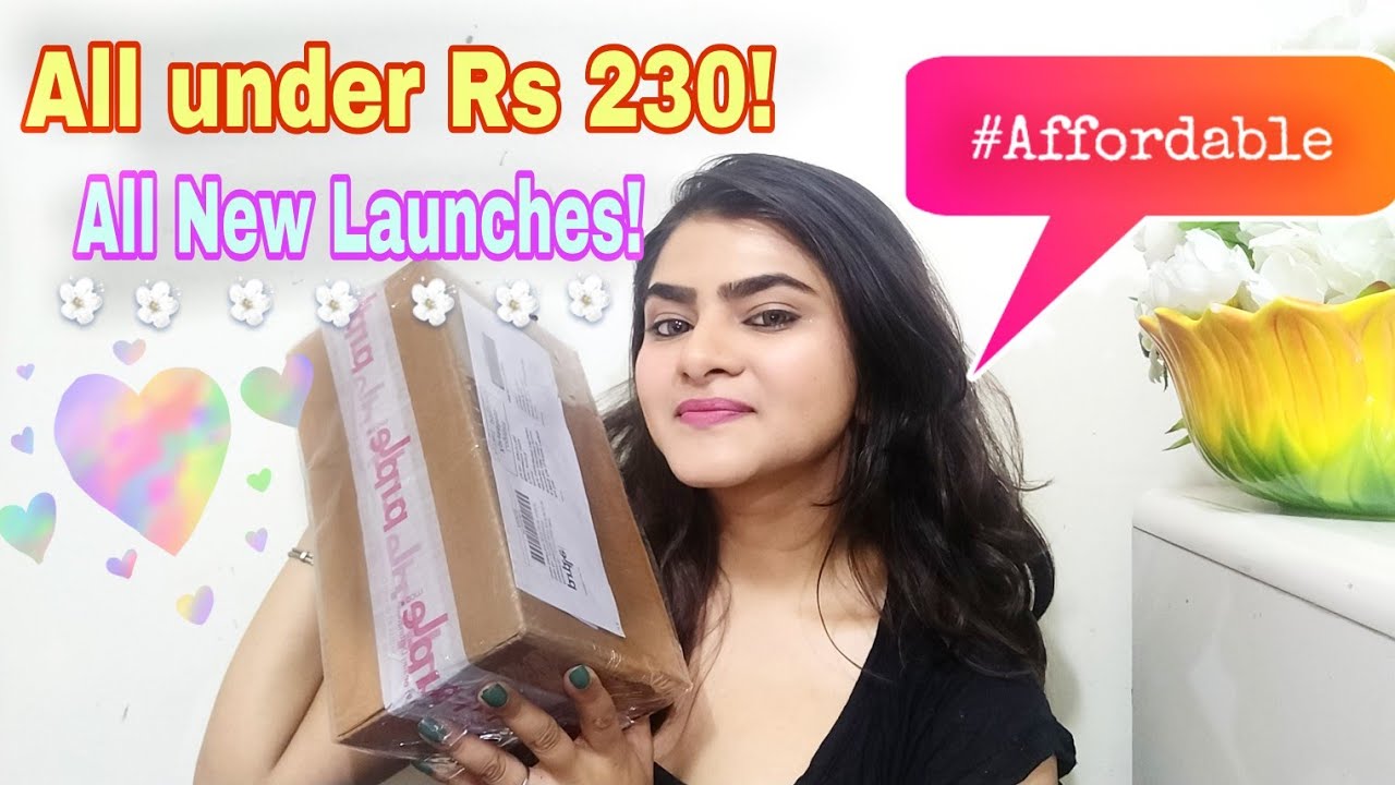 Purplle Haul | New launches | NY bae Primer, Good vibes toner, etc | Purplle.com | Ria Das |