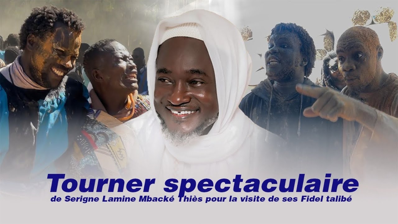 Tourner spectaculaire de Serigne Lamine Mbacké Thiès pour la visite de ses Fidel Talibes Partie 01
