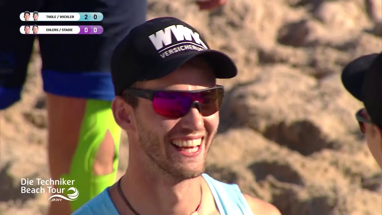 Das M&auml;nner-Finale der Deutschen Beach-Volleyball Meisterschaft 2020